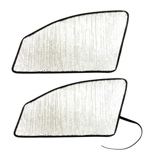 YelloPro Auto Side Window Front Seat Reflective Sunshade Custom Fit for 2015 2016 2017 2018 2019 2020 2021 2022 2023 2024 2025 Volvo XC90 SUV, Recharge (Plug-in Hybrid), Hybrid, Core, Plus, Ultimate (Set of 2)