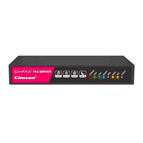CIMSUN CimFAX A5 Paperless Fax Machine Send Fax from PC/Mobile Phone via Fax Line 24/7 Anytime Anywhere Fax Remotely Fax Server 5 Users Fax2email
