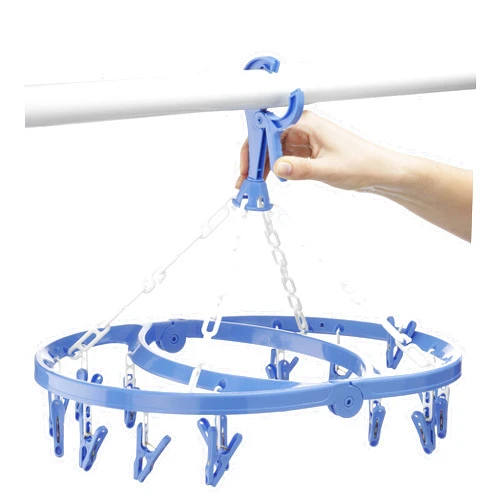Whitmor Clip and Drip Hanger with 16 Clips