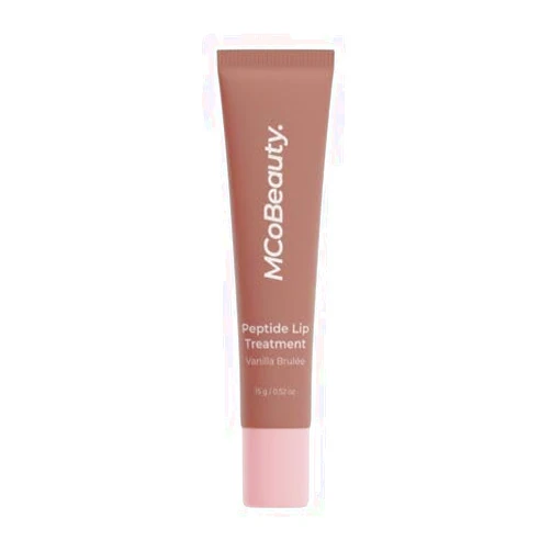 MCoBeauty - Peptide Treatment - High Gloss Lip Plumper with Peptides and Shea Butter - Nude Beige Shade - Plumps and Smooths - Softens Appearance of Dry Lips - Lip Glosses - Stocking Stuffers