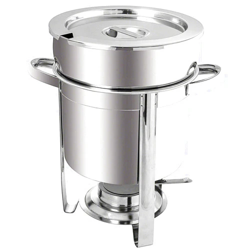 Tiger Chef Soup Warmer - 11 Qt. Soup Chafer Catering Supplies Food Warmer - Chafing Dish Buffet Set - Food Warmers for Parties