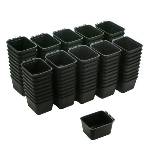 The ROP Shop 100-Pack - Black Cage Cup for Chickens, Dogs, Pheasants, Rabbits Feed & Water