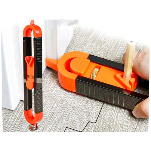 Verrio Precise Contour Gauge with Lock - Precise Shape Duplication, Contour Measuring Tool with Adjustable Lock, Must Have Tool for DIY Handyman, Construction, Measuring Tools for Woodworking (A-01)