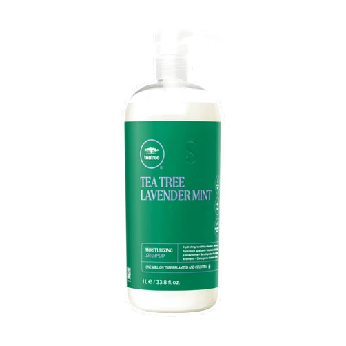 Tea Tree Lavender Mint Moisturizing Shampoo, Hydrates + Soothes, For Coarse + Dry Hair
