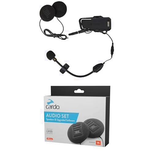 Cardo Unisex Adult Packtalk Edge 2ND Helmet KIT with Sound by JBL, Black, One Size US
