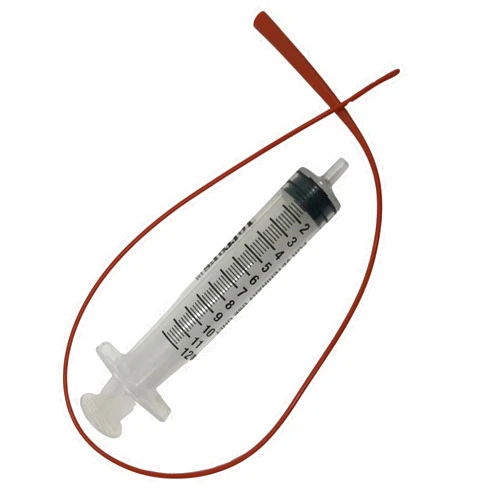 LBH Market Tube Feeding Kit for Puppies Kittens Includes Kendall Puppy Feeding Tube 5 French and 12 Ml Syringe for Fading Puppy Support Whelping Kit or Baby Kitten Supplies (5 FR)
