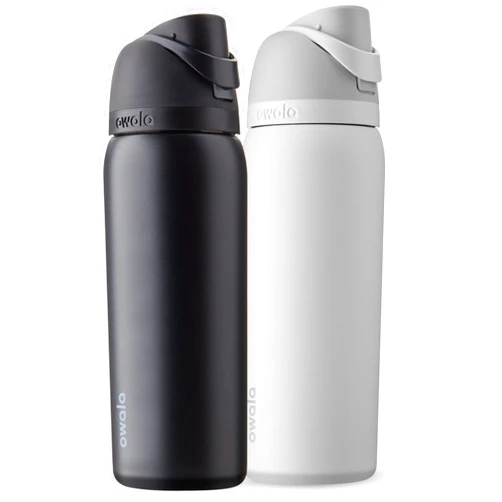 Owala FreeSip Insulated Stainless Steel Water Bottles with Straw for Sports and Travel, BPA-Free, 24-oz