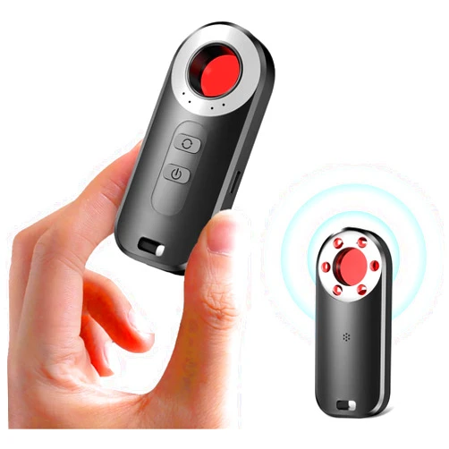 KIKIJANE Hidden-Camera-Detectors KIKIJANE Anti-spy Hidden Devices Cameras Bug Detector Anti-thief Eavesdropping Devices Finder RF Scanner Wireless Signal Detector Camera Finder for Travel Home Hotel Airbnb Car