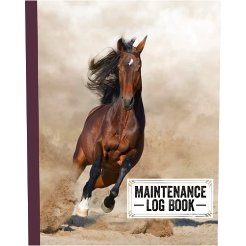 Ehrenfried Engel Maintenance Log Book: Horse Maintenance Log Book, Repairs And Maintenance Record Book for Home, Office, Construction and Other Equipments, 120 Pages, Size 8