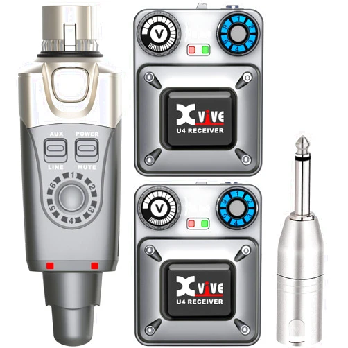 Xvive U4R2 Wireless in-Ear Monitor System with 2 Receivers