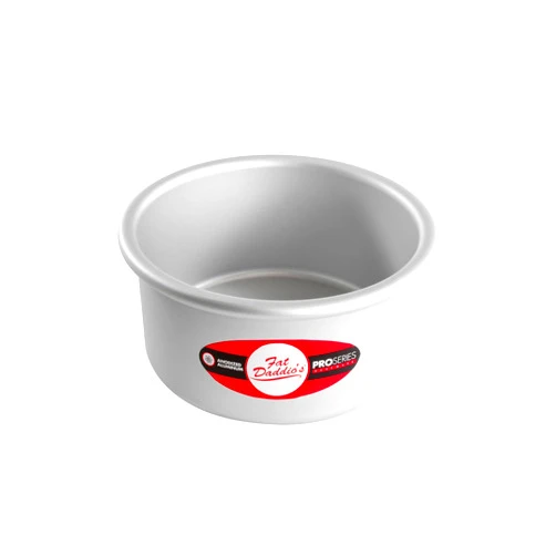 Fat Daddio's PRD-63 Anodized Aluminum Round Cake Pan, 6 x 3 Inch