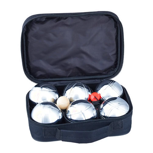 Relaxdays Boule Set of 6 Metal Balls