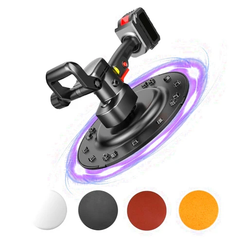 ALUNYAN Electric Trowel Concrete Trowel Machine Handheld Wall Smoothing Polishing Machine Handheld Concrete Power Trowel, Masons Plastering Bucket Trowel Tools
