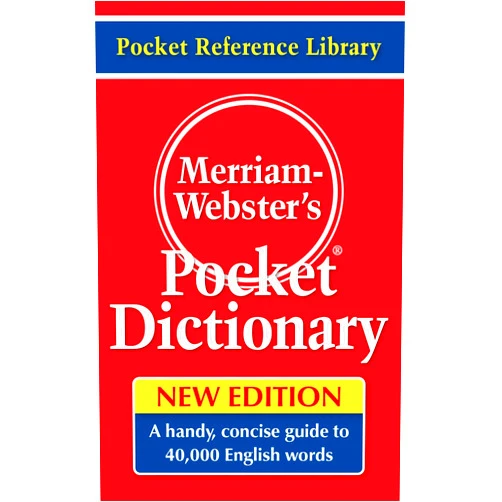 By Merriam-Webster (Editor) Merriam-Webster's Pocket Dictionary, Newest Edition, (Flexi Paperback) (Pocket Reference Library)