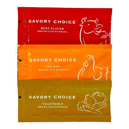 JMA Shop Savory Choice Variety Pack - Chicken (6), Beef (6), Vegetable (4) - (Total of 16) Low Sodium, No Cholesterol Packets