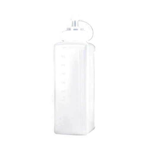 QYNuLi Condiment Dispenser Square Plastic Seasoning Bottle Large Diameter Squeeze Bottle for Ketchup Mustard Salad Dressing Chili Oil