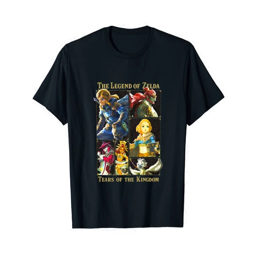 The Legend of Zelda: Tears of the Kingdom Character Box Up T-Shirt