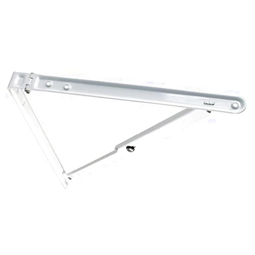 JR Products 20725 Folding Shelf Bracket - White, 12