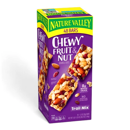 Generic Nature- Valleys Chewy Trail Mix Fruit & Nut Granola Snack Bars 48 Count.