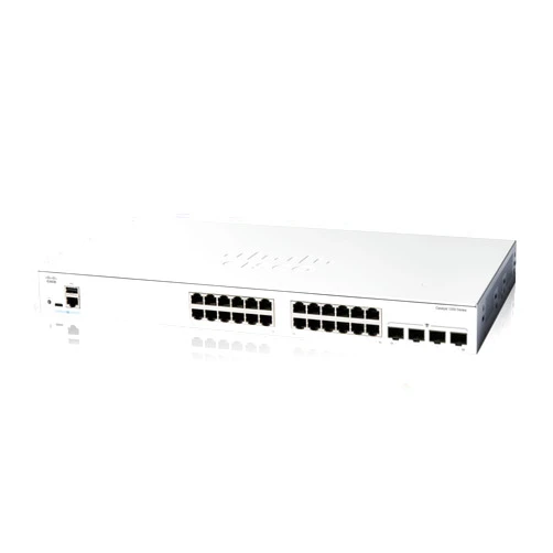 Cisco Catalyst 1200-24T-4G Smart Switch, 24 Port GE, 4x1GE SFP, Limited Lifetime Protection (C1200-24T-4G)