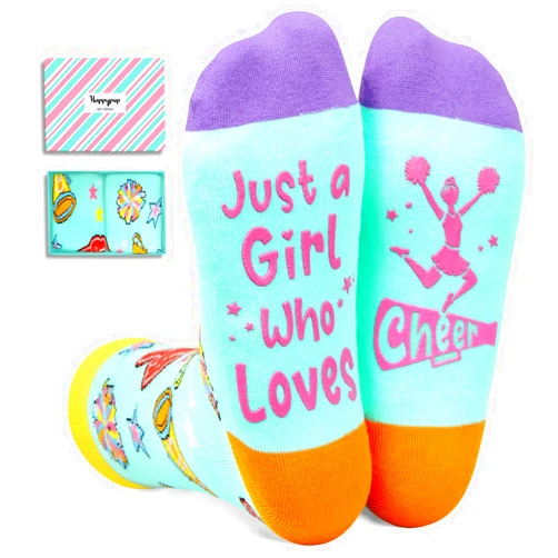 Zmart Cheerleader Gifts Cheerleading Gifts For Girls - Cheer Coach Cheer Gifts For Cheerleaders, Cheerleader Cheerleading Socks Girls