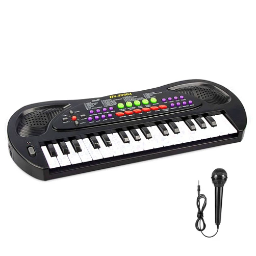 APerfectLife Kids Keyboard Piano, 32 Keys Multifunction Electric Keyboard Piano for Kids, Kids Piano Musical Instruments Gift Toy for 3 4 5 6 7 8 Year Old Boys and Girls (Black)