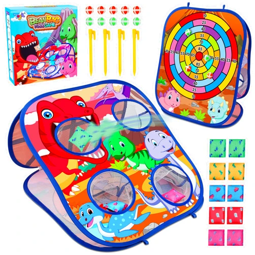 Toyk Animal Bean Bag Toss Game Toy Outdoor Toss Game, Family Party Party Supplies for Kids, Gift for Boys Birthday or Christmas for Toddlers Ages 3 4 5 6 Year Old