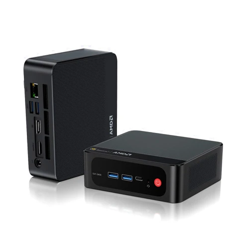 Beelink SER5 Pro Mini PC, AMD Ryzen 7 5800H(up to 4.4GHz) 8C/16T, Mini Computer 32GB DDR4 RAM 500GB NVMe SSD, Mini Desktop Computer 4K@60Hz Triple Display HDMI&DP&USB-C WiFi6/BT5.2/WOL/HTPC/W-11 Pro