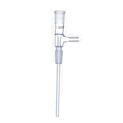 Laboy Glass Vertical Take-Off Adapter Long-stem with 14/20 Joints and Hose Connection Lab Glassware