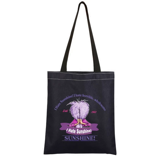 CMNIM Sword In The Stone Merch Gifts Mad Madam Mim Tote Bag for Movie Fan Gift I Hate Sunshin-e I Hate Horrible Eco Book Bag