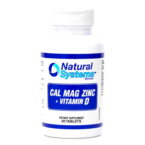 Natural Systems Naturasys Calcium Magnesium Zinc Vitamin D Supplement 60 Tablets by Natural Systems - Calcium Magnesium Zinc and VIT D Supplements for Strong Immune System - Magnesium Supplement for The Immune System
