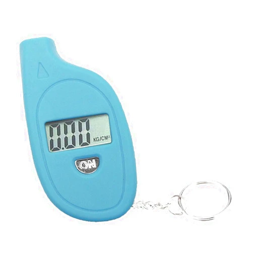 GAOLAOSY Digital Tire Pressure Gauge, 5-150PSI 4 Unit Settings Car Tire Pressure Monitor with Keychain & LCD Display, High Accuracy Auto Digital Tires Gauge for Car, Truck, Motorcycle (Blue)