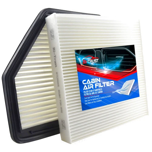 Bi-Trust Engine Cabin Air Filter Kit, Replace Fram CA12052,CF11182,Compatible with Honda HR-V 2016-2020 L4 1.8L