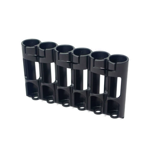 Storacell AA Battery Storage Caddy, Black, Holds 6 Batteries (Not Included)