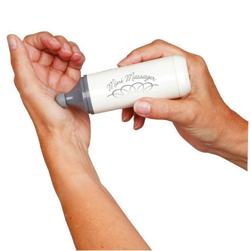 North Coast Medical Norco Mini Therapeutic Massager with Battery. Hand-held Portable Therapeutic Vibrating Therapy Tool for Scar Tissue, Hand, Finger, Feet, Face, Elbow, Neck. Post-Surgery, Arthritis Pain. NC70209