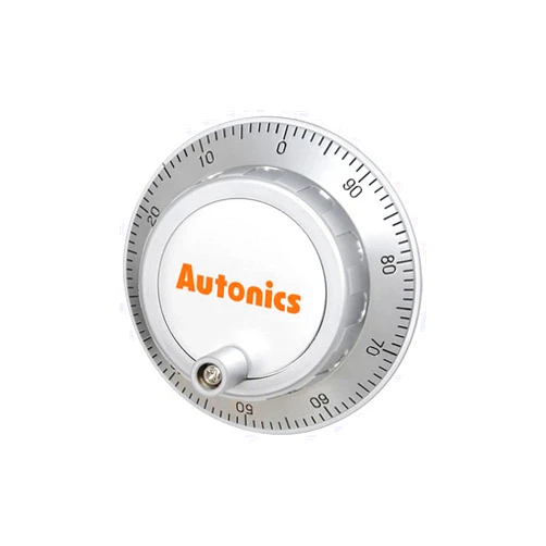 AUTONICS ENH-100-2-L-5, Encoder, Incremental, Hand Wheel, 100 PPR, L' Clickstopper, Line Driver Output, 5VDC
