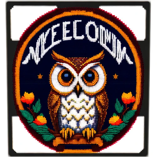 Artxfovy Stamped Cross Stitch Kits Beginners Full Range of Embroidery Starter Kits for Adults Printed Cross Stitching DIY Needlepoint Kit 11CT -Owl Welcome 17.7x17.7 inch