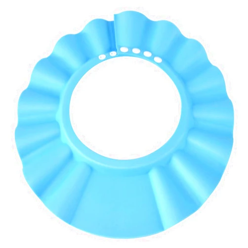 HOOYEE Safe Shampoo Shower Bathing Protection Bath Cap Soft Adjustable Visor Hat for Toddler, Baby, Kids, Children … (Blue)