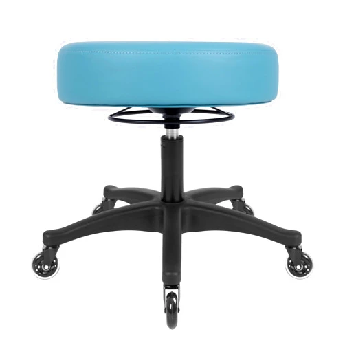 TAKE UR SEAT® All-Purpose Stools with Adjustable Seat and Easy Clean Performance Fabrics for Cleanroom Lab Medical Office Classroom Shop Garage Spa Massage Tattoo(Blade Wheels) (17