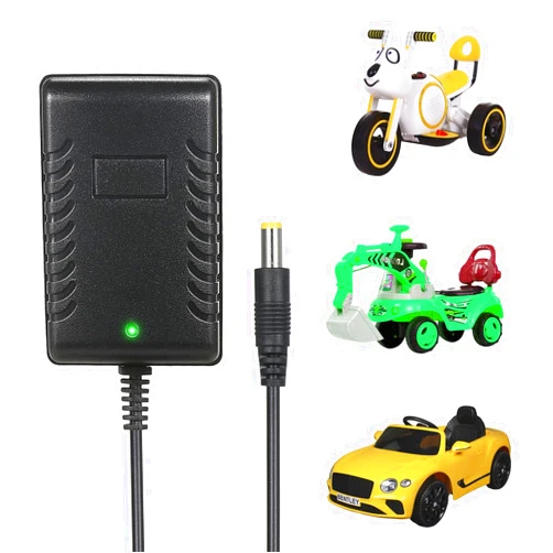 CAKULA 6V Charger for Ride on Toys, 6V Battery Charger for Kids Ride on Car, 6 Volt Charger for Powered Wheels Electric Ride-Ons Accessories