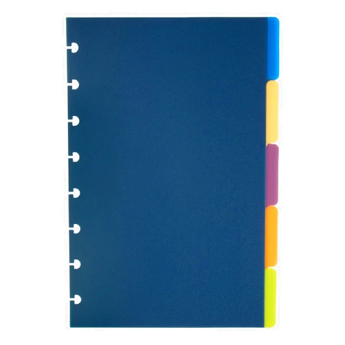TUL Custom Note-Taking System Discbound Tab Dividers, 5 1/2