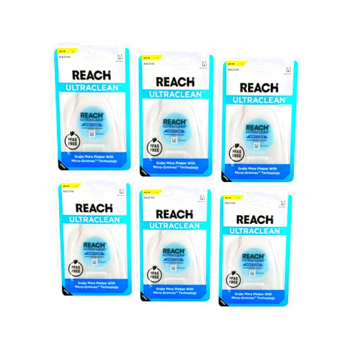 Listerine Ultraclean Dental Floss, Oral Care, Mint-Flavored, 1 Count (Pack of 6)
