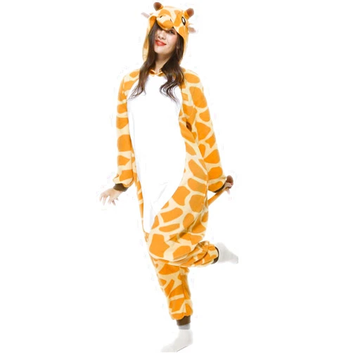 Xinhauli Unisex adult animal costume one piece pajamas costume for adult, Halloween Christmas cosplay costume for adult