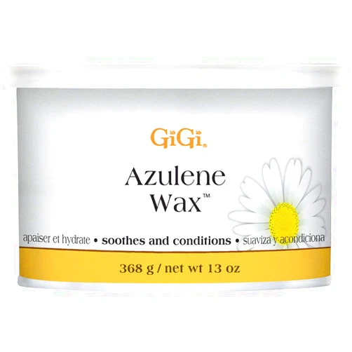 GiGi Azulene Hair Removal Wax, Whole Body Soft Wax, Soothes and Conditions, Normal Skin, 13 oz. 1-pack