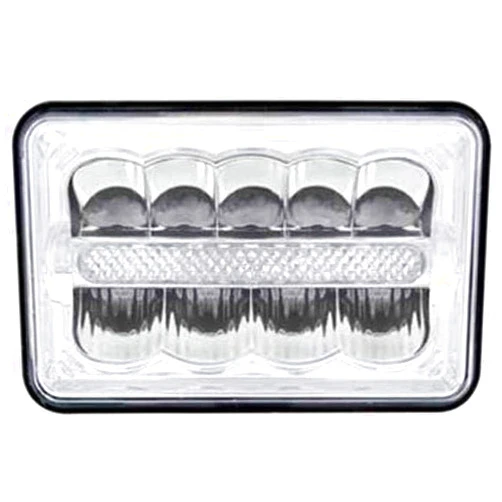 Technical Precision Replacement For MACK RW SUPERLINER YEAR 1993 4X6IN RECT HIGHPOWER HEADLIGHT WSUPERBRIGHT DUALFUCT LIGHT 6 WHT LED Lightbar