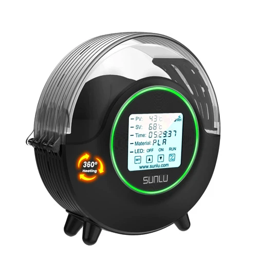 UNIDO [Upgraded with Fan] 2024 SUNLU Official Filament Dryer Box S2 for 3D Printer Filament, Upgrade Filament Storage Dehydrator for PLA PETG ABS Nylon PA Filament 1.75 2.85 3.00mm