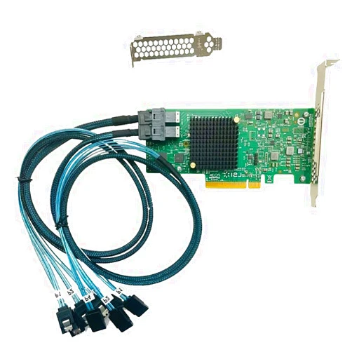 ROSE RAIN LSI 9300-8i RAID Controller Card PCI E 3.0 12Gbps HBA IT Mode ZFS FreeNAS unRAID + 2 SFF-8643 SATA Cable RAID Expander