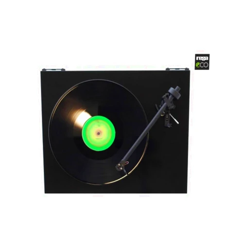 Listen Up Rega Planar 1 Plus Eco Grade Upcycled Turntable - 33 1/3 & 45RPM. MM Phono Stage Built-in. (Matte Black).