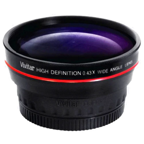 Vivitar 52mm 0.43X Professional Wide Angle Lens with Macro