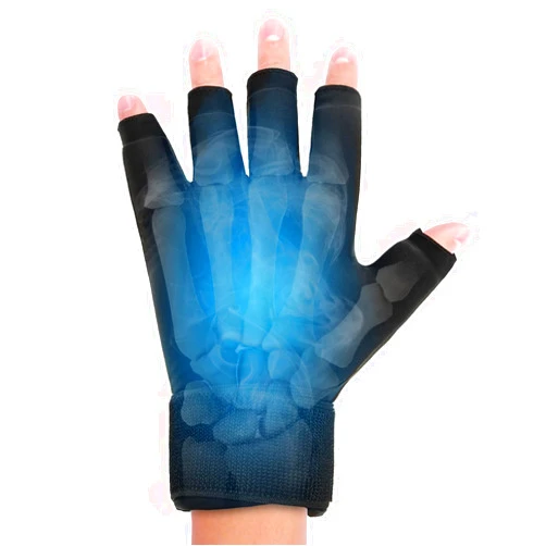 JFHNMLW Finger Arthritis Compression Hand Ice Pack Gloves for Pain Relief, Adjustable Wrist Ice Pack for Hot & Cold Therapies, Reusable Gel Finger Ice Pack Sleeve for Tendinitis, Carpal Tunnel Ice Glove